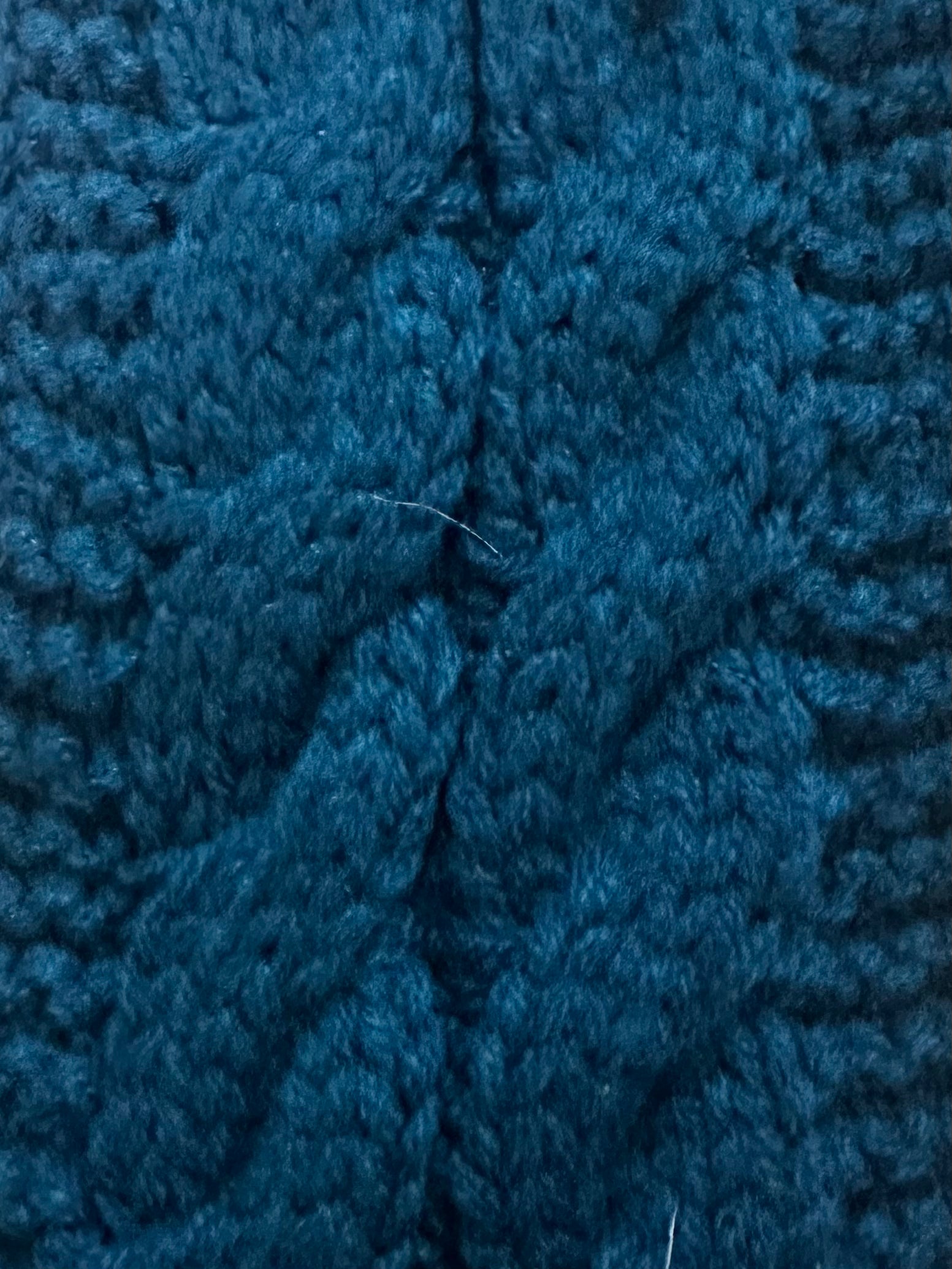 Chunky cable knit head band
