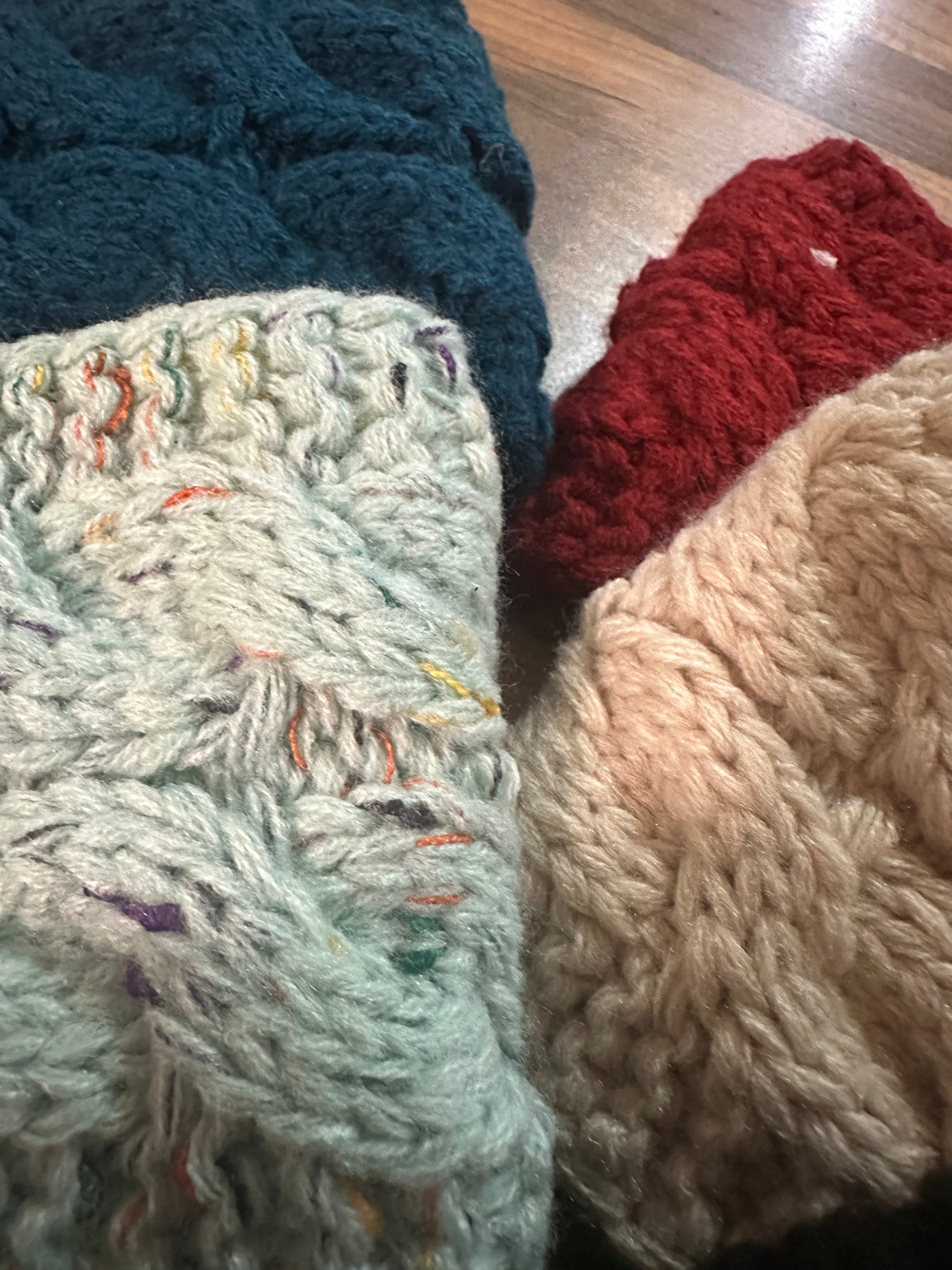 Chunky cable knit head band