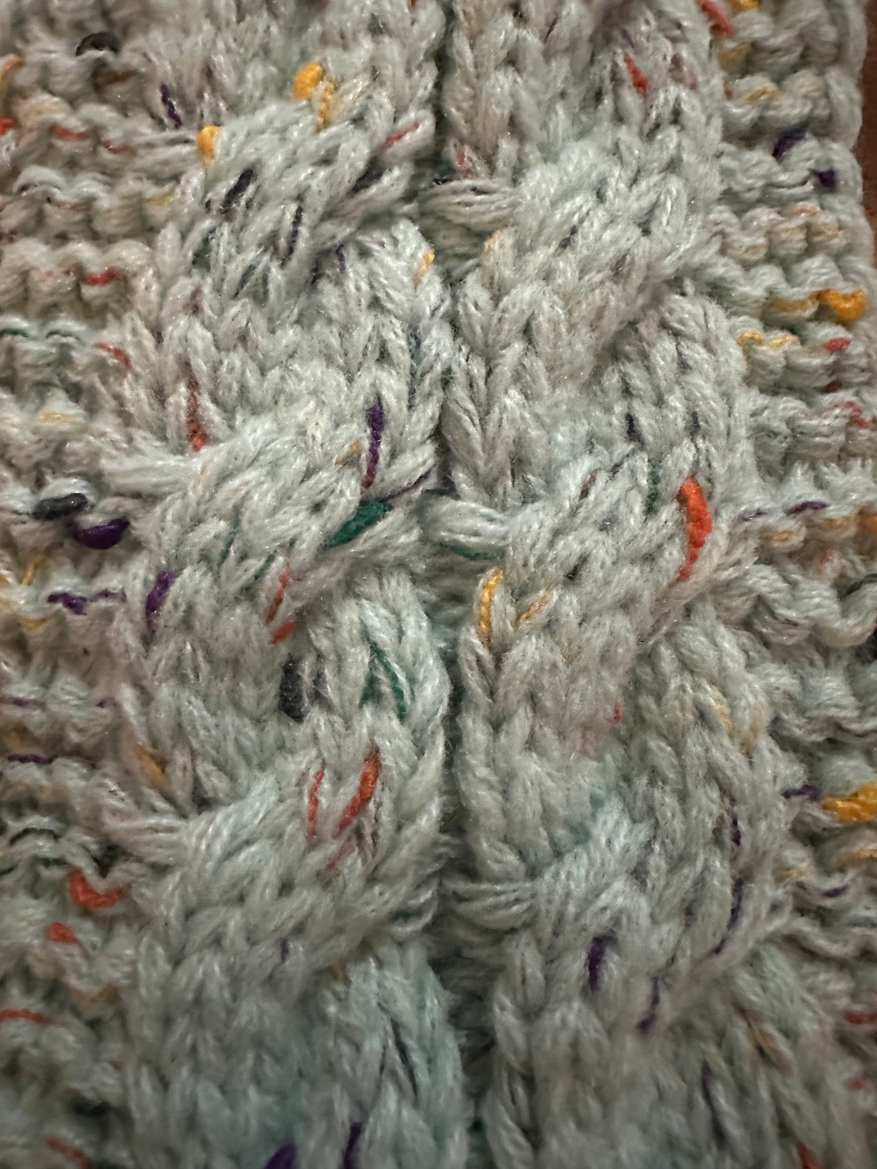 Chunky cable knit head band