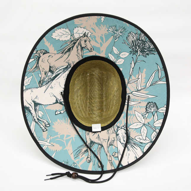 Full Brim Equestrian Straw Hat