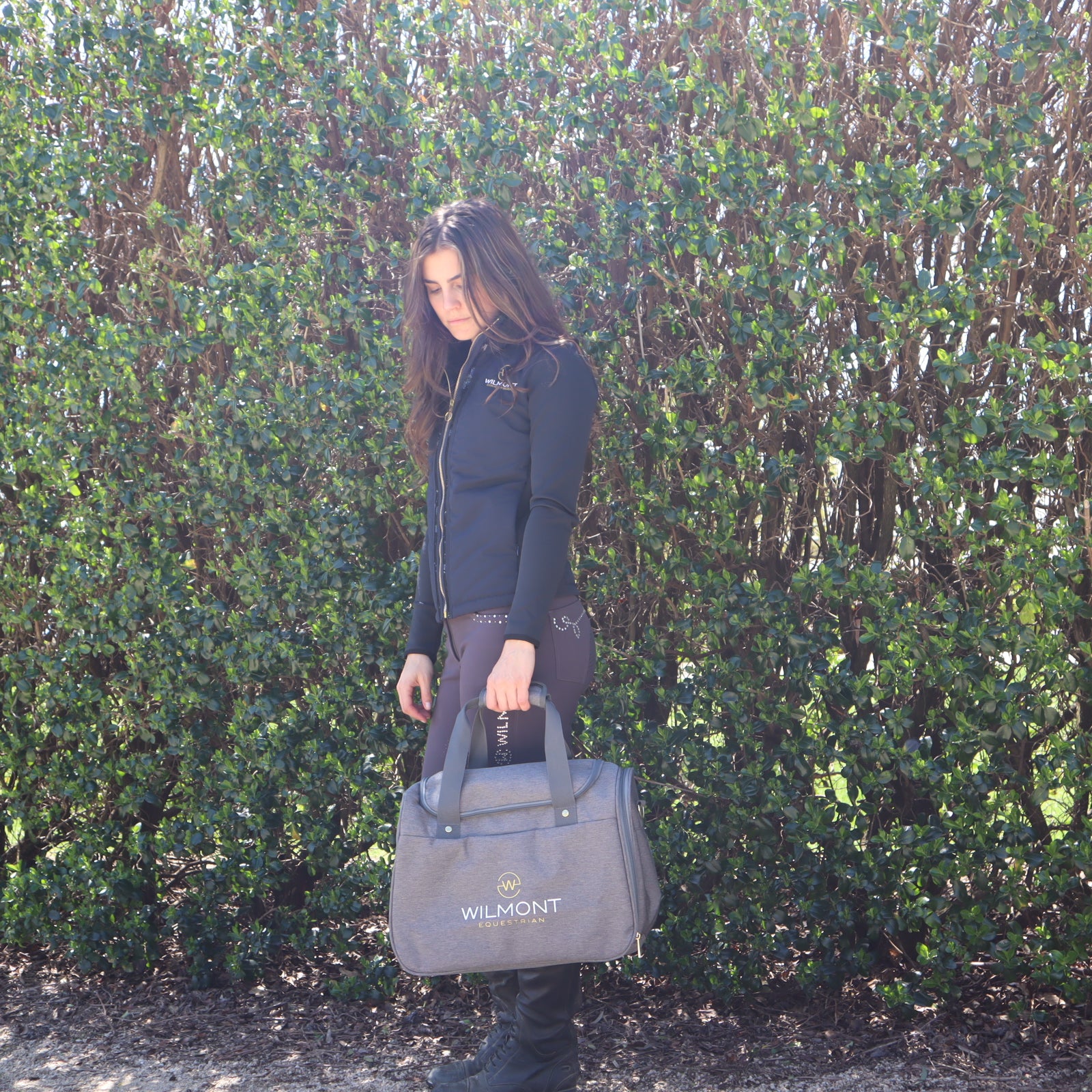 Equestrian Gear Bag - Grey