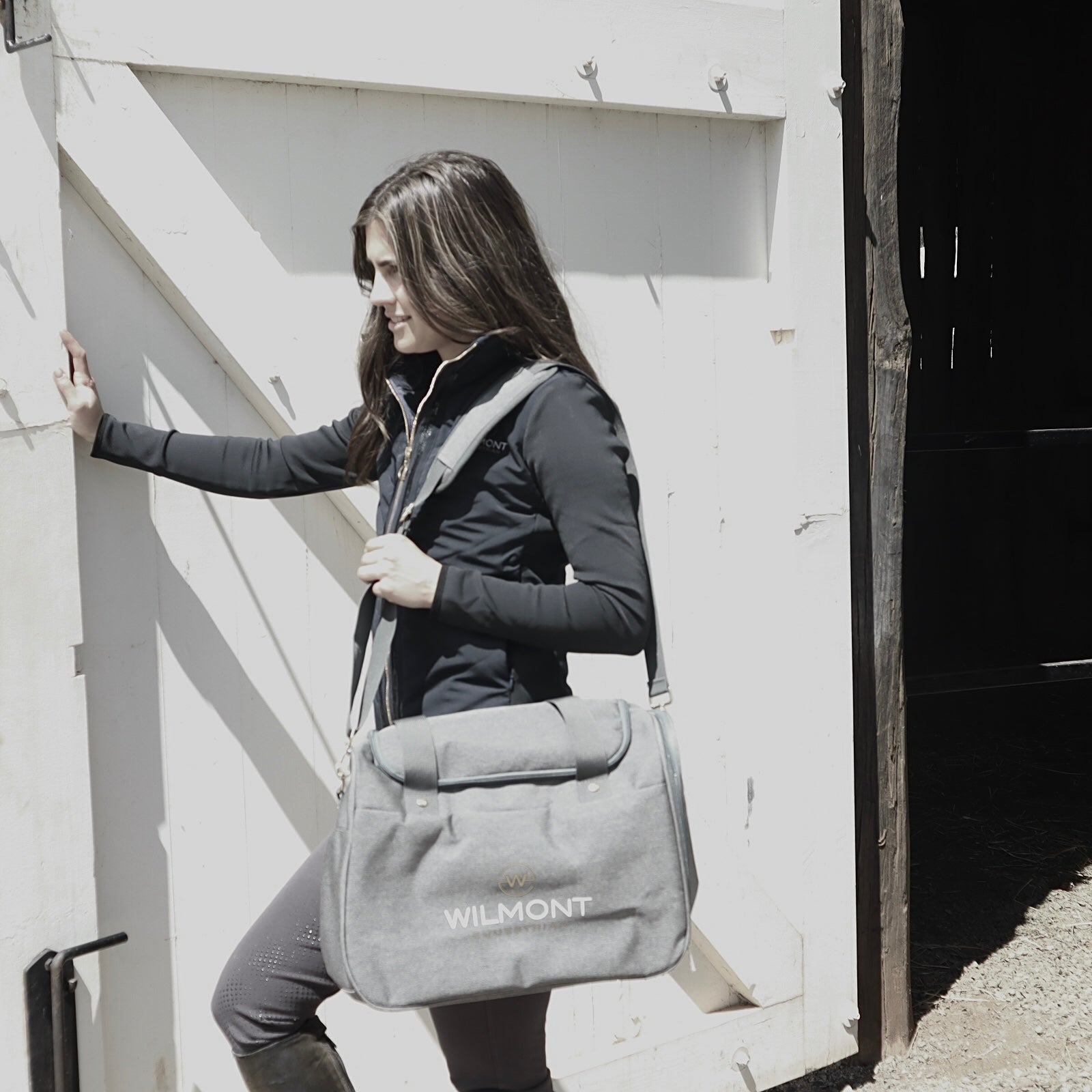 Equestrian Gear Bag - Grey