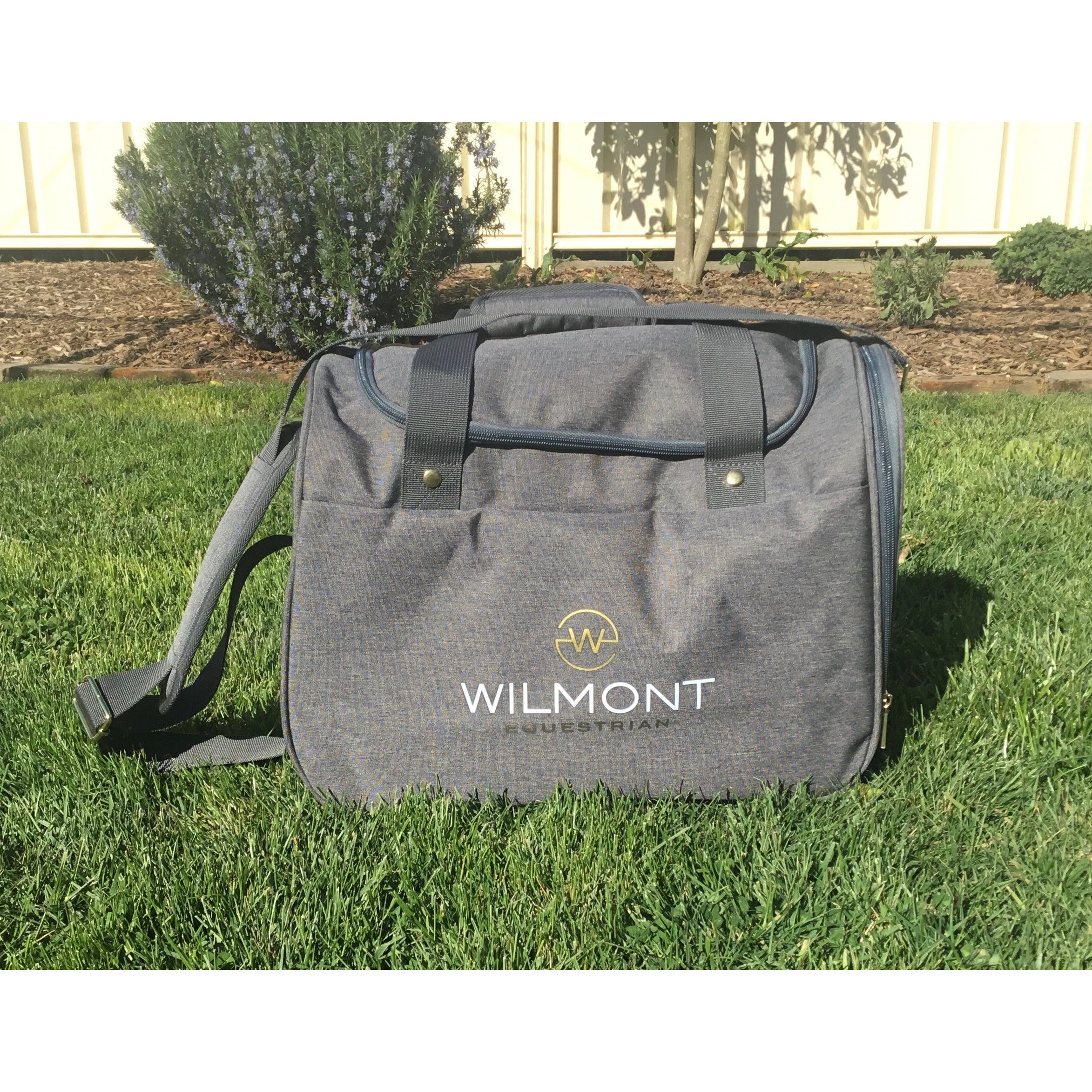 Equestrian gear bag grey