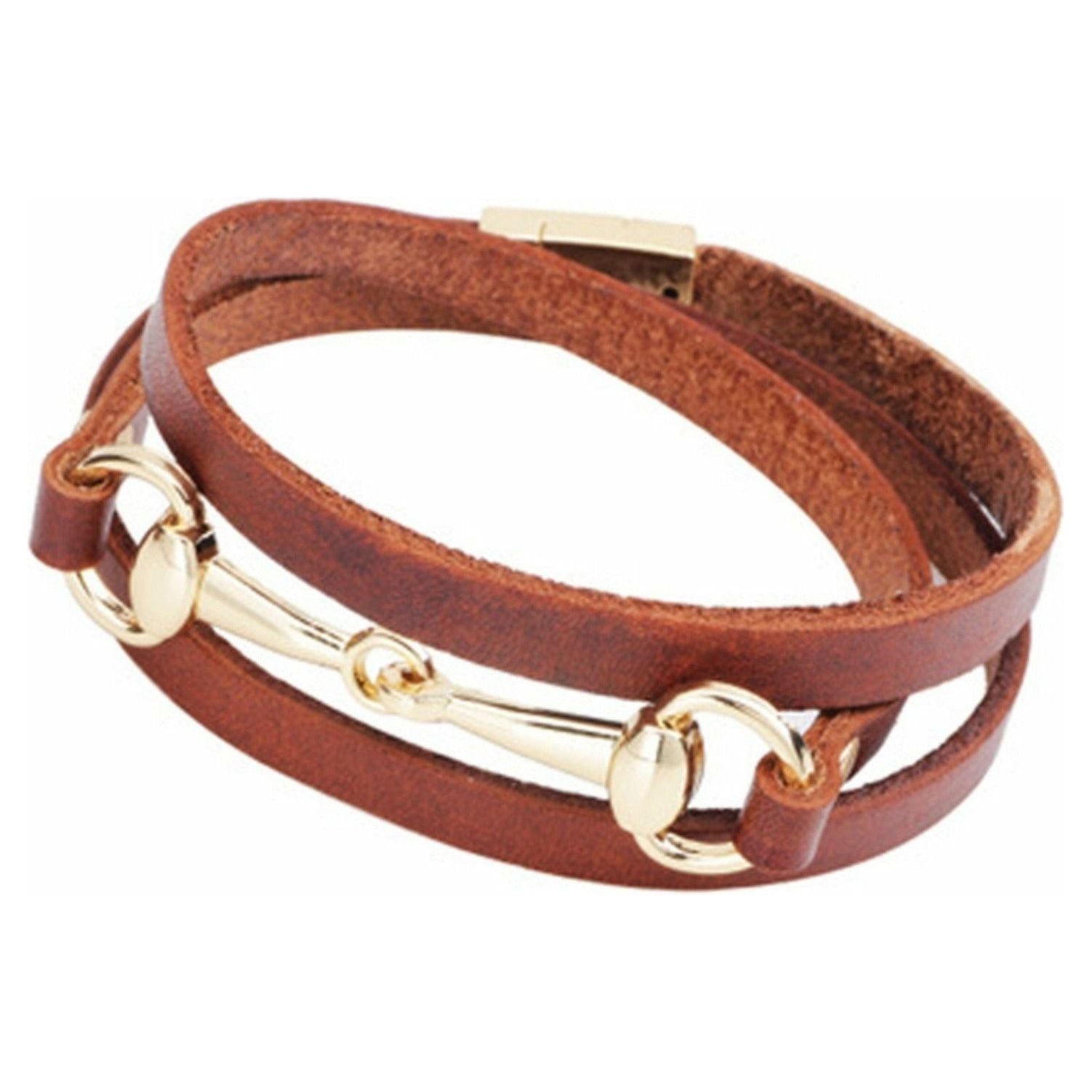 Bracelet wrap around horse bit