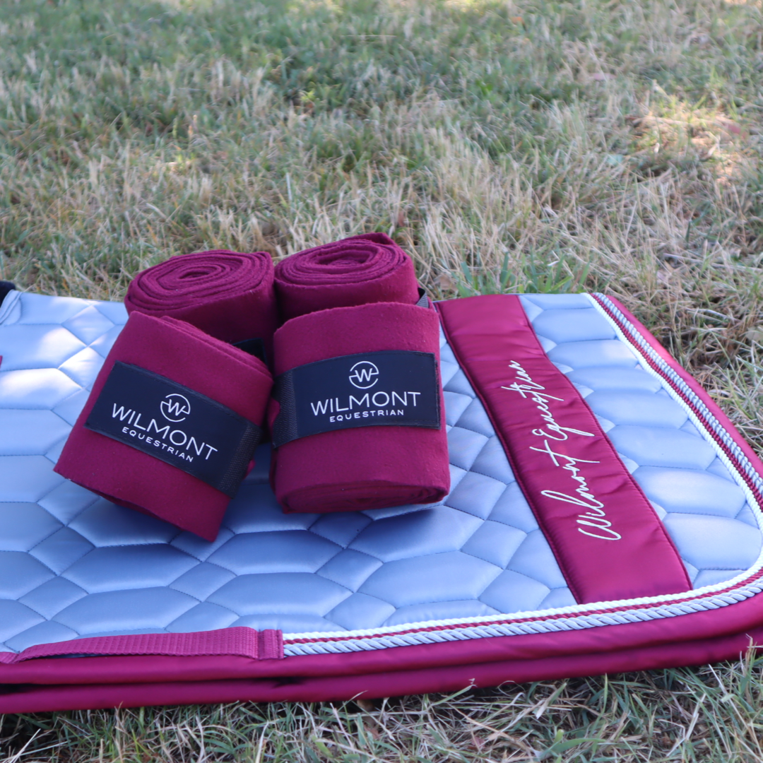 Bandages -set of 4x burgundy