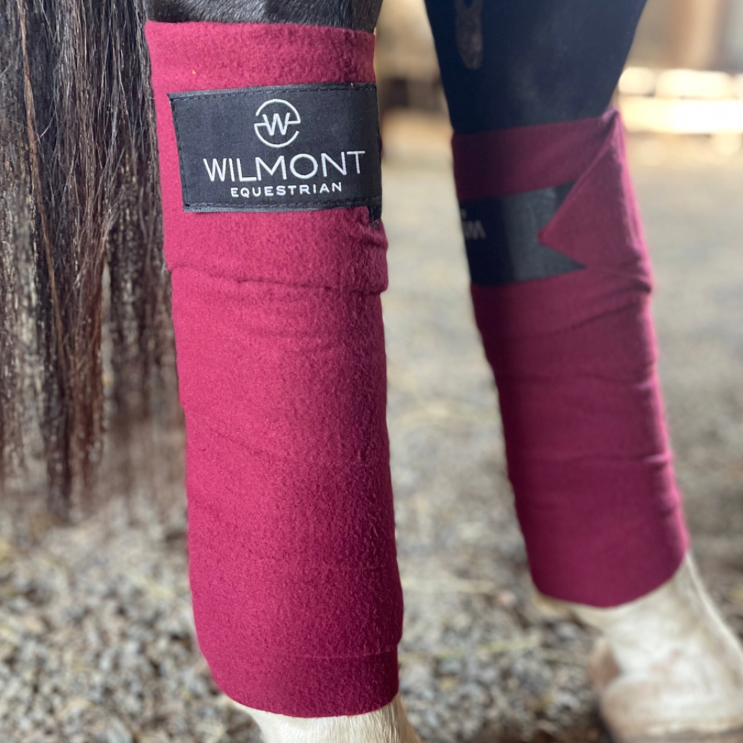 Bandages -set of 4x burgundy
