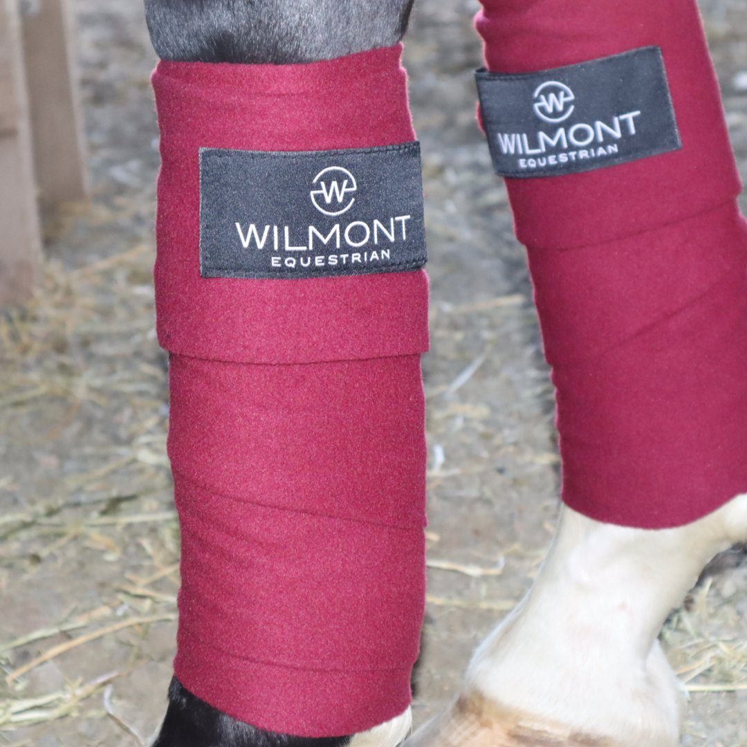 Bandages -set of 4x burgundy