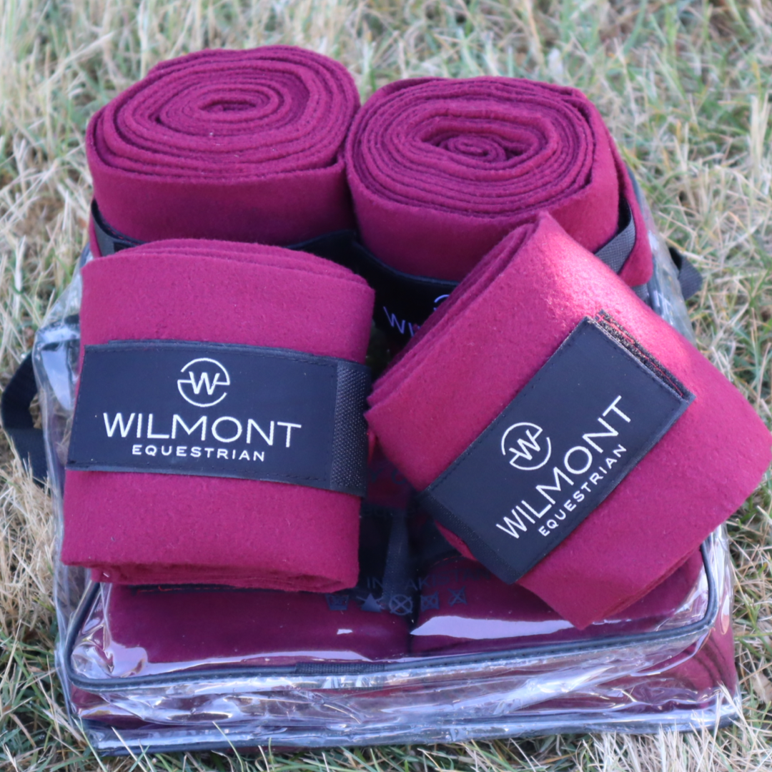 Bandages -set of 4x burgundy
