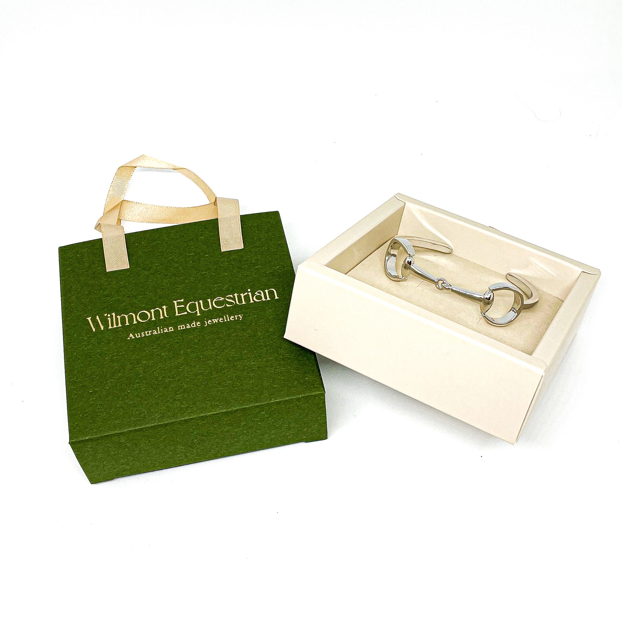Horse bit cuff SILVER
