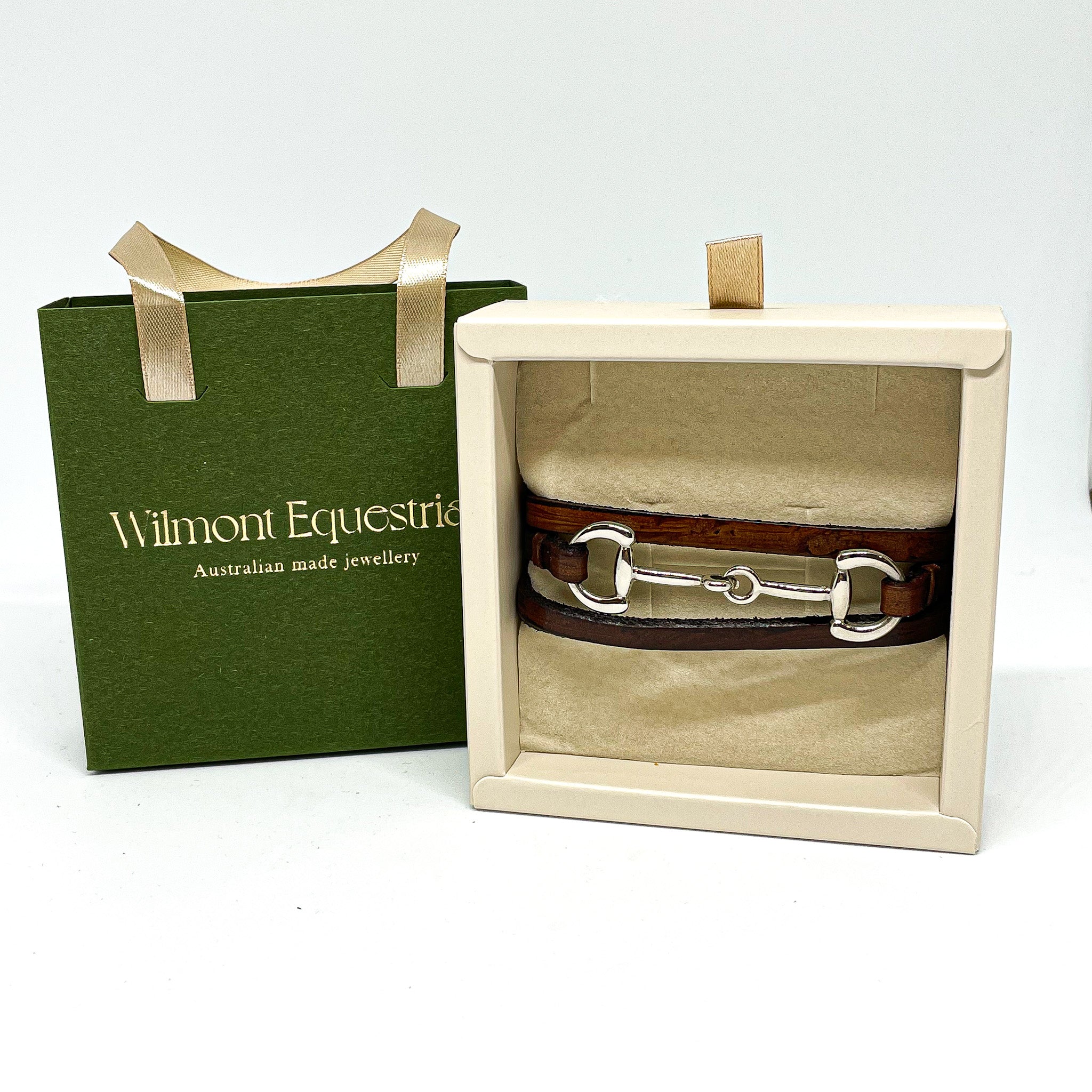 Bracelet wrap around horse bit