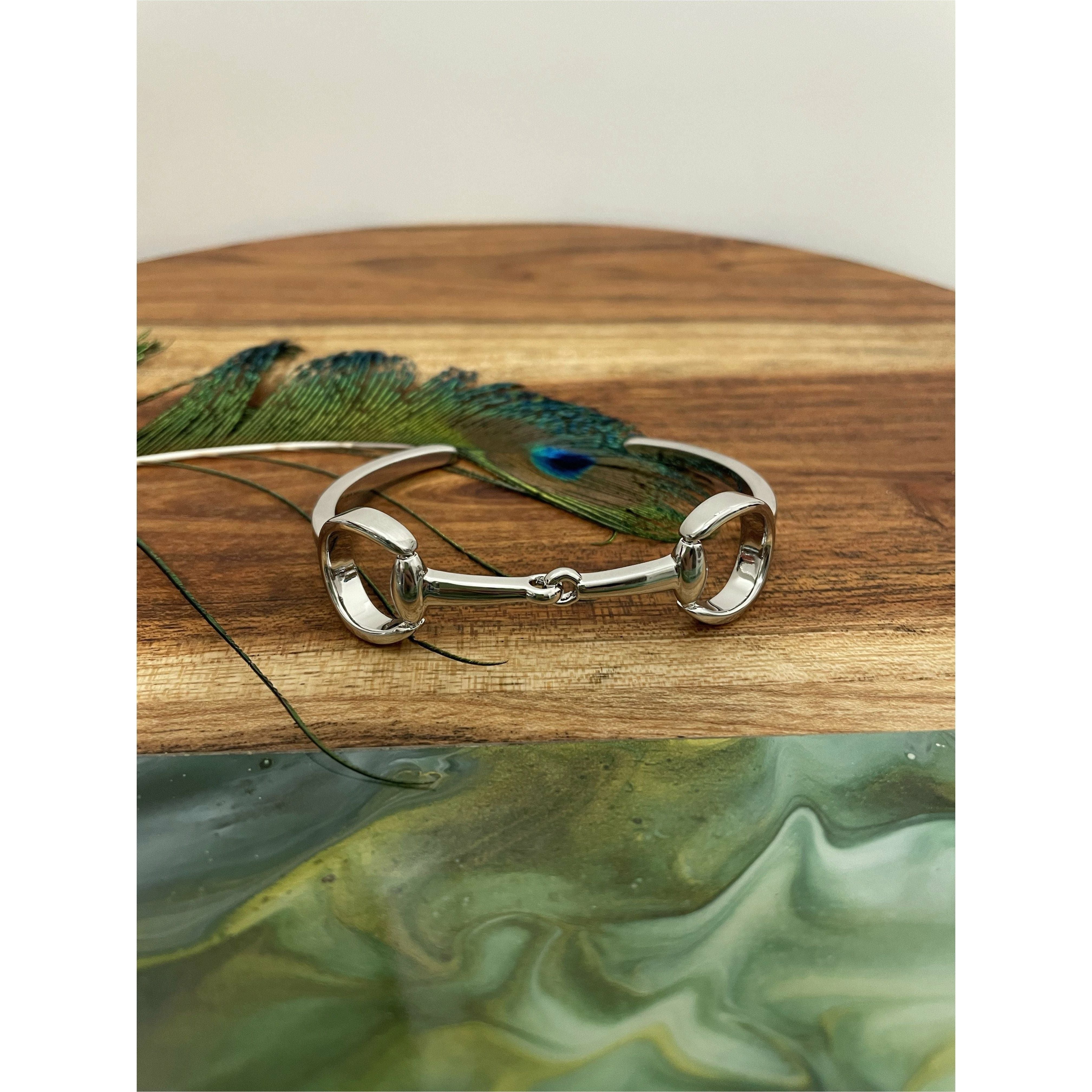 Horse bit cuff SILVER
