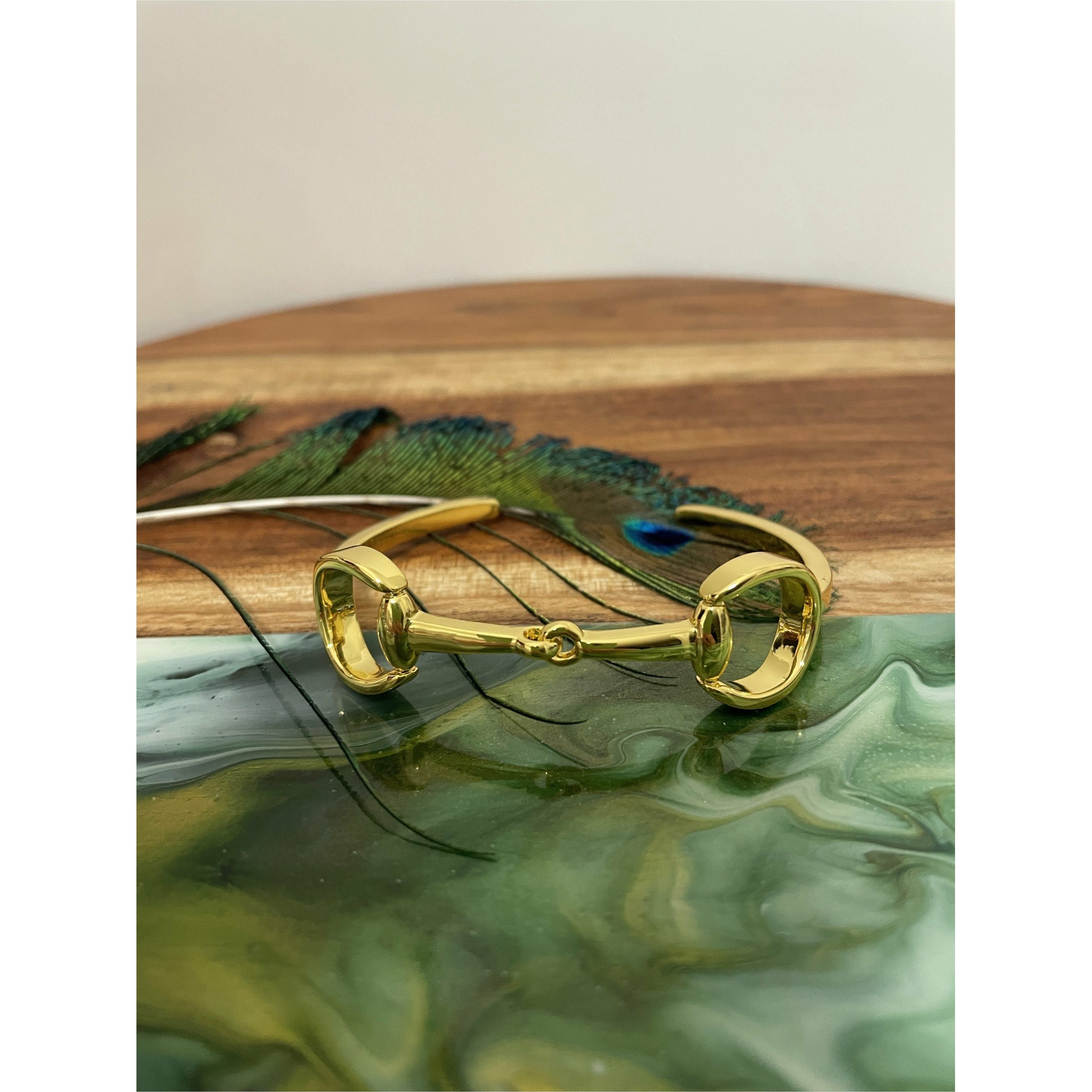 Horse bit cuff GOLD