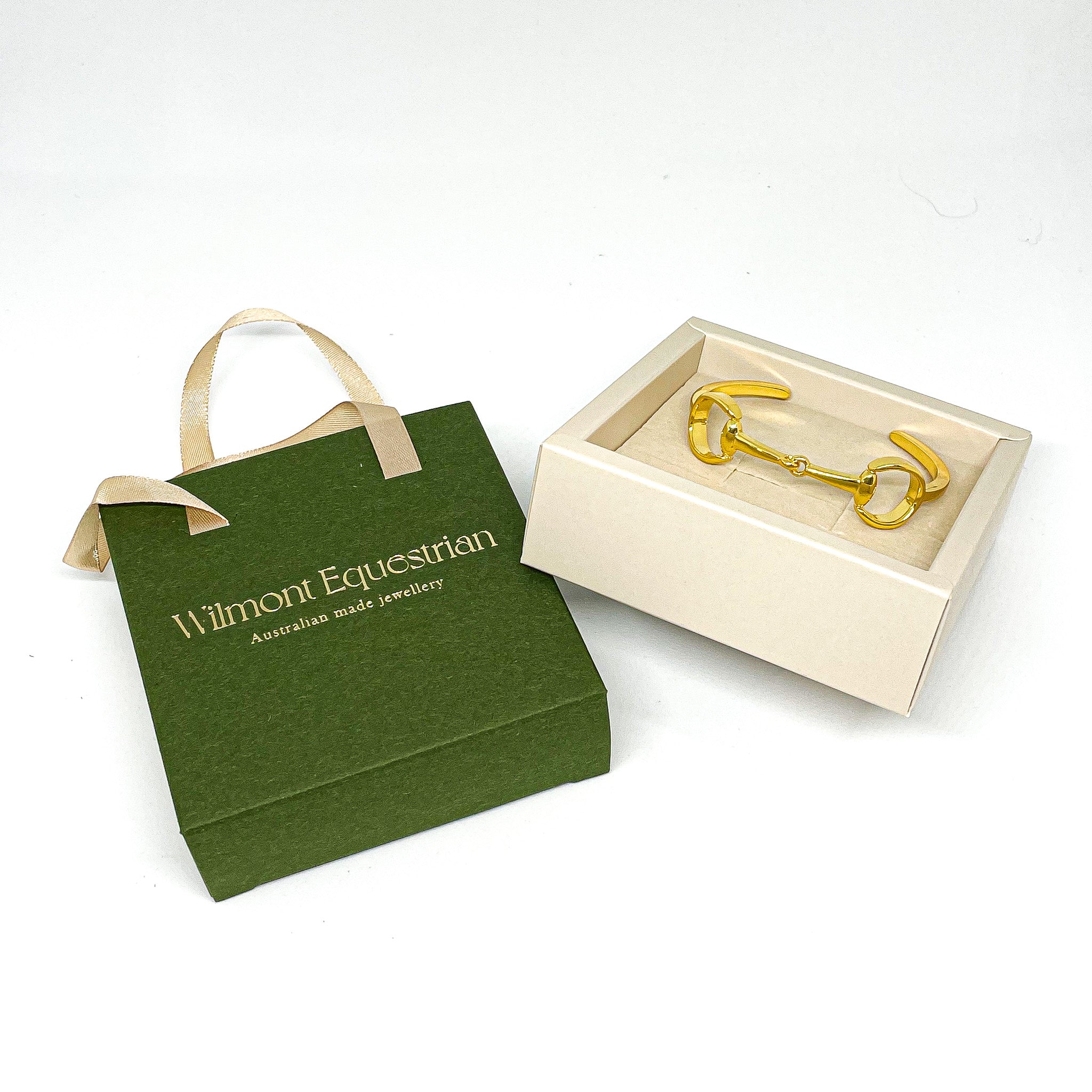Horse bit cuff GOLD