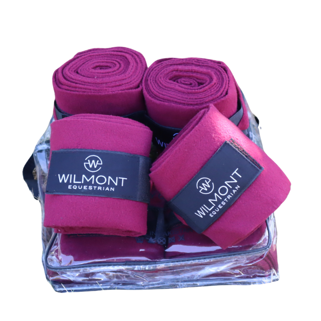 Bandages -set of 4x burgundy