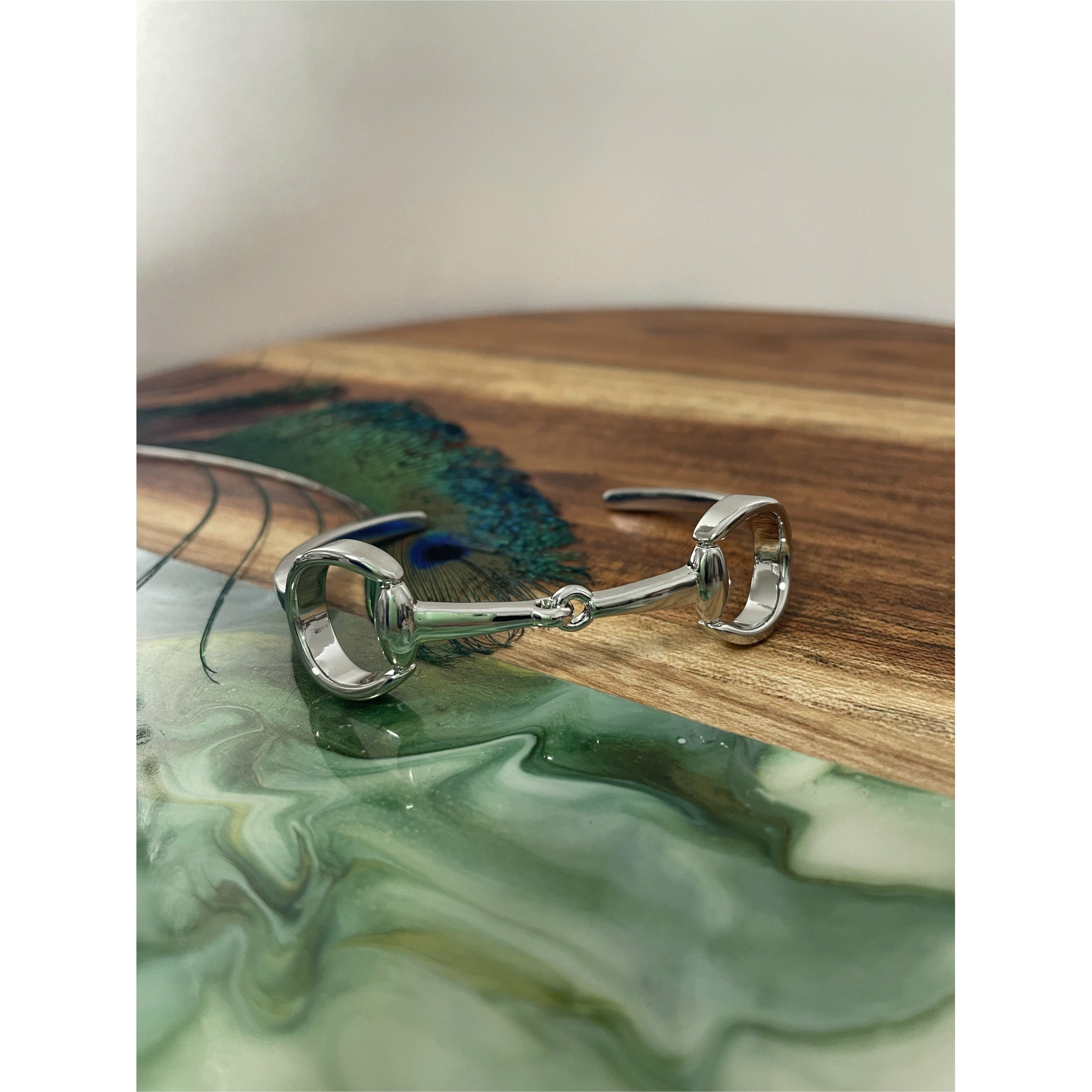 Horse bit cuff SILVER