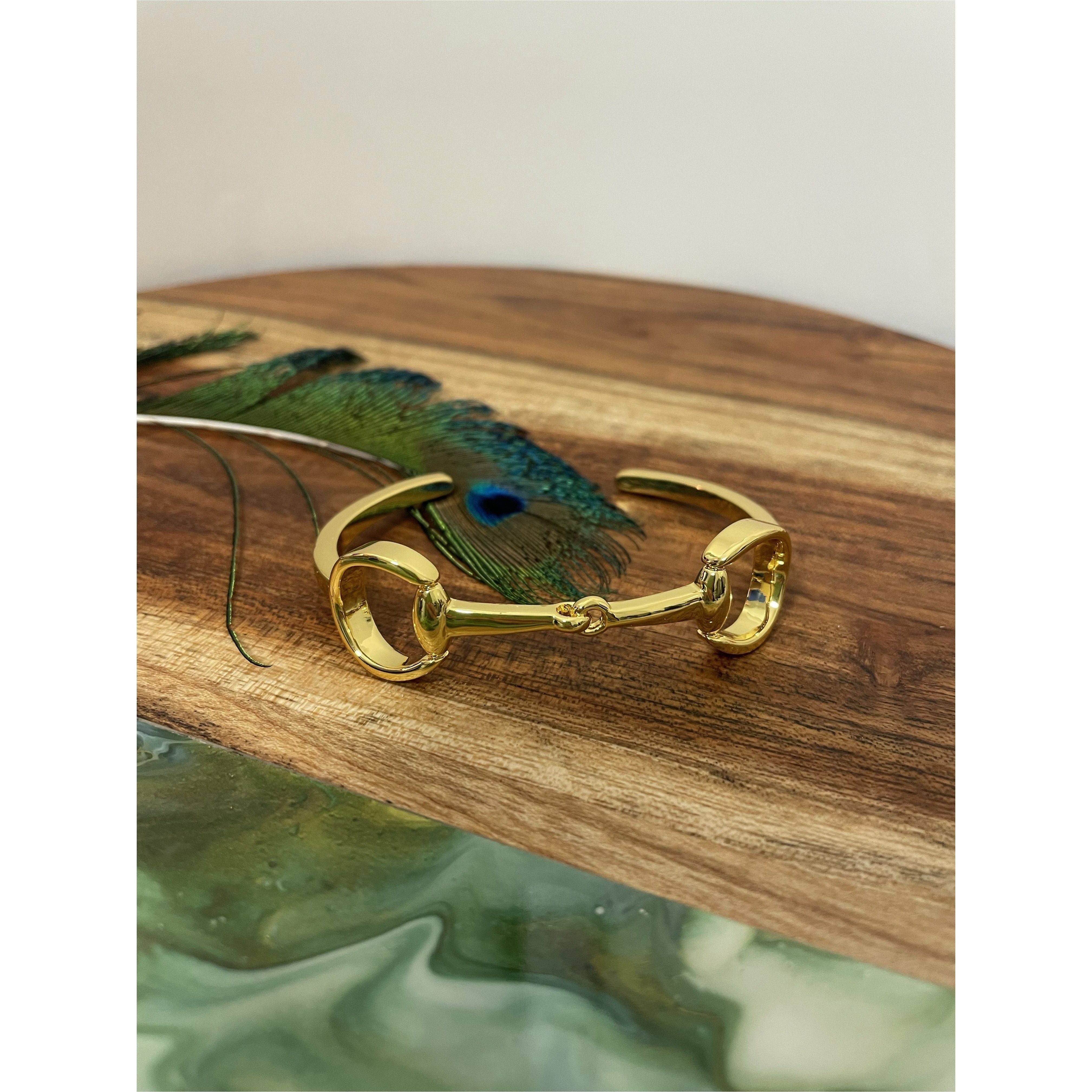 Horse bit cuff GOLD