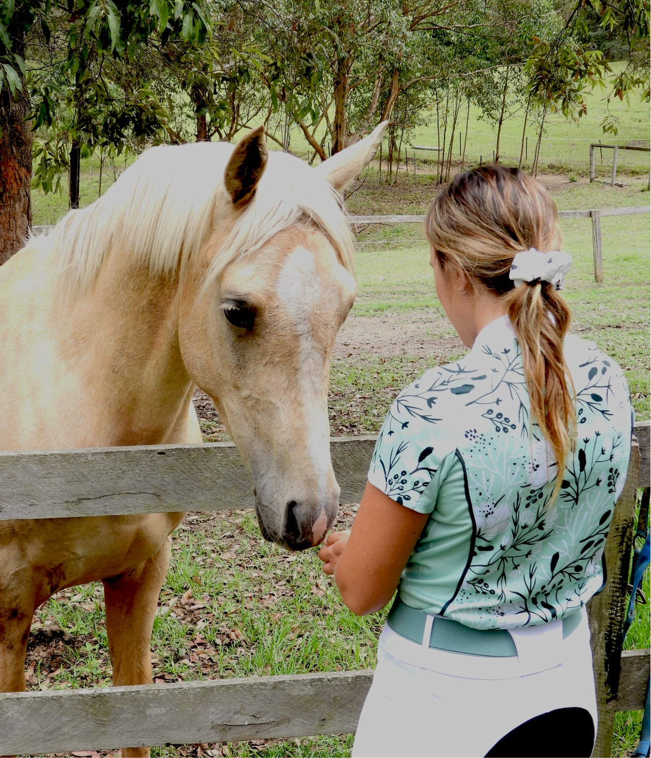 Mint to Be - Short Sleeve Equestrian Shirt