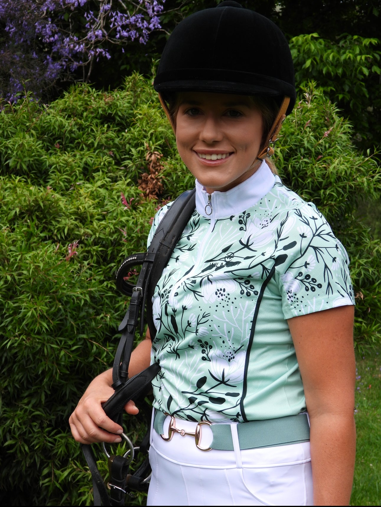 Mint to Be - Short Sleeve Equestrian Shirt