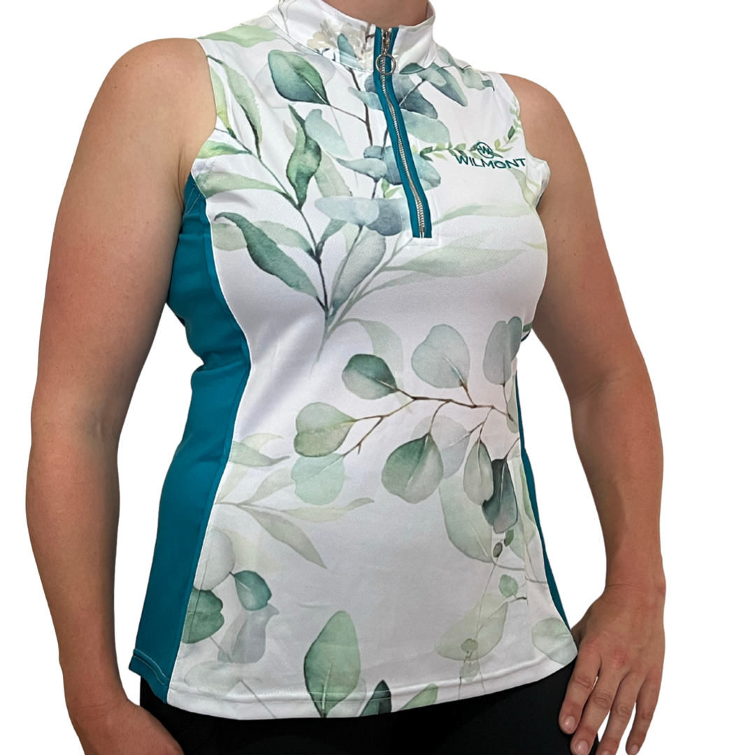 Sleeveless Cooling shirt eucalyptus