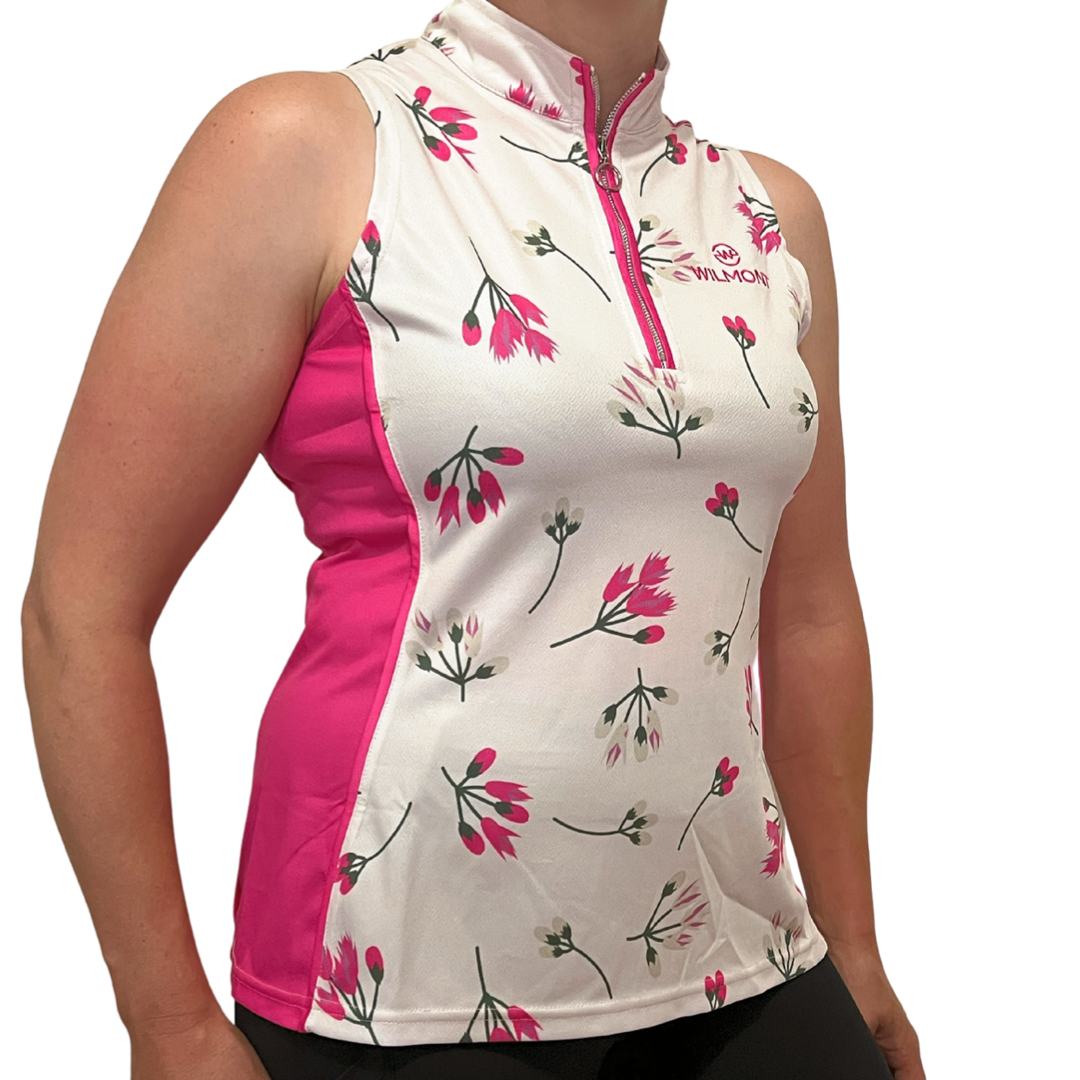 Sleeveless Cooling shirt bright pink